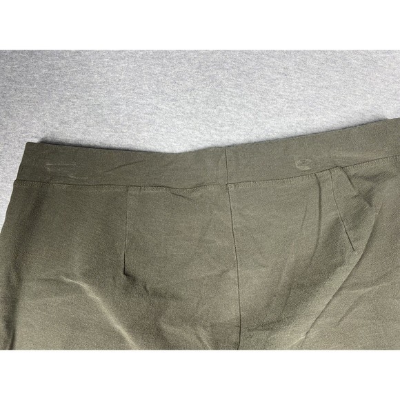 Eileen Fisher Womens Size Medium Stretch Tapered Leg Crop Pants Green - Picture 5 of 8